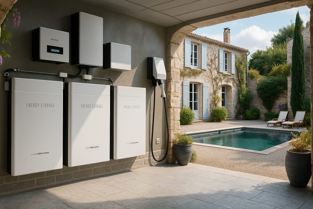 Batterie de stockage physique photovoltaïque charente-maritime