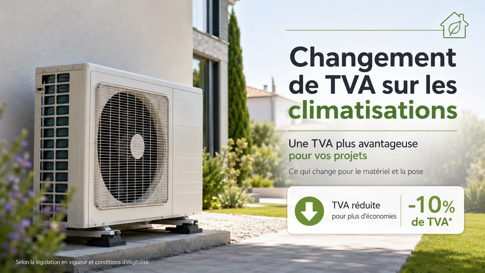 Lire la suite à propos de l’article TVA climatisation 2026 : ce que la loi vient de changer
