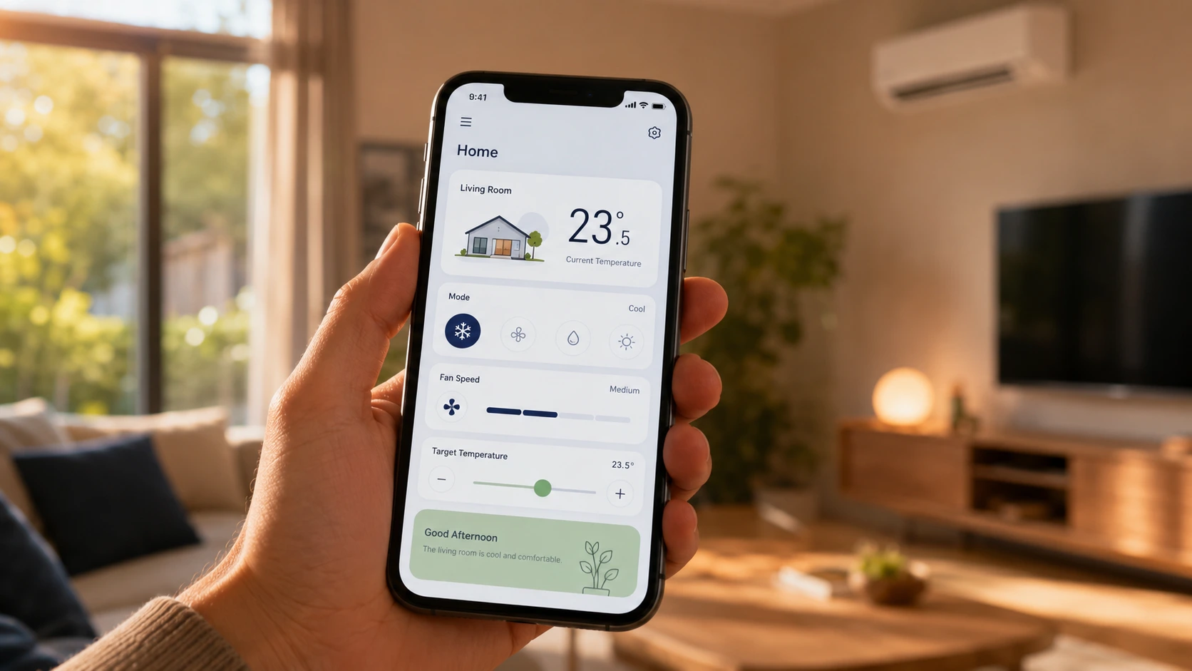 Contrôle climatisation réversible application smartphone Charente-Maritime
