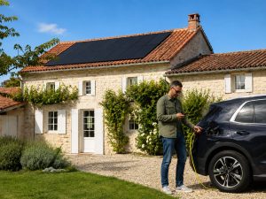 Voiture électrique et panneaux solaires : le duo gagnant